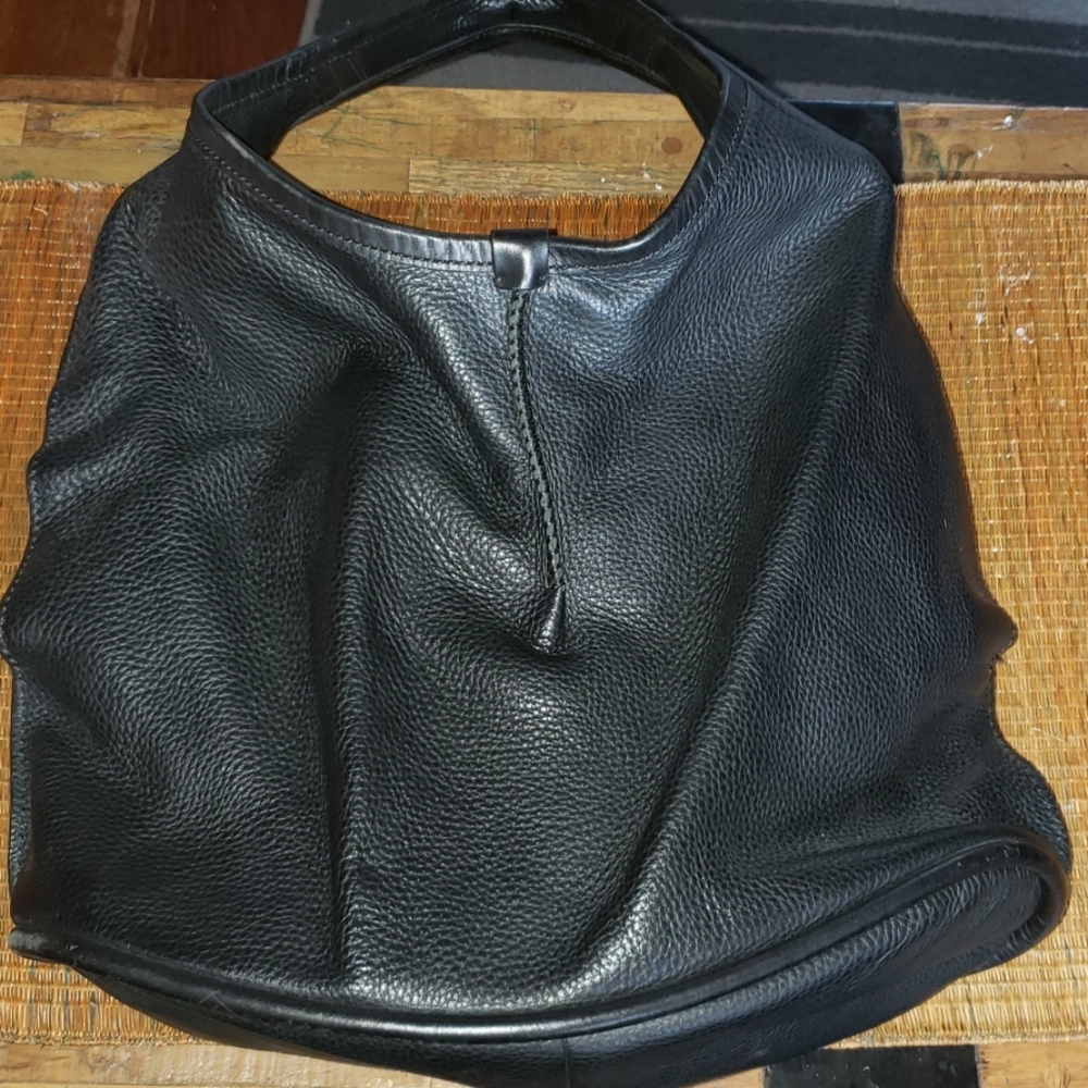 Ugg Black Leather  Hobo Bag